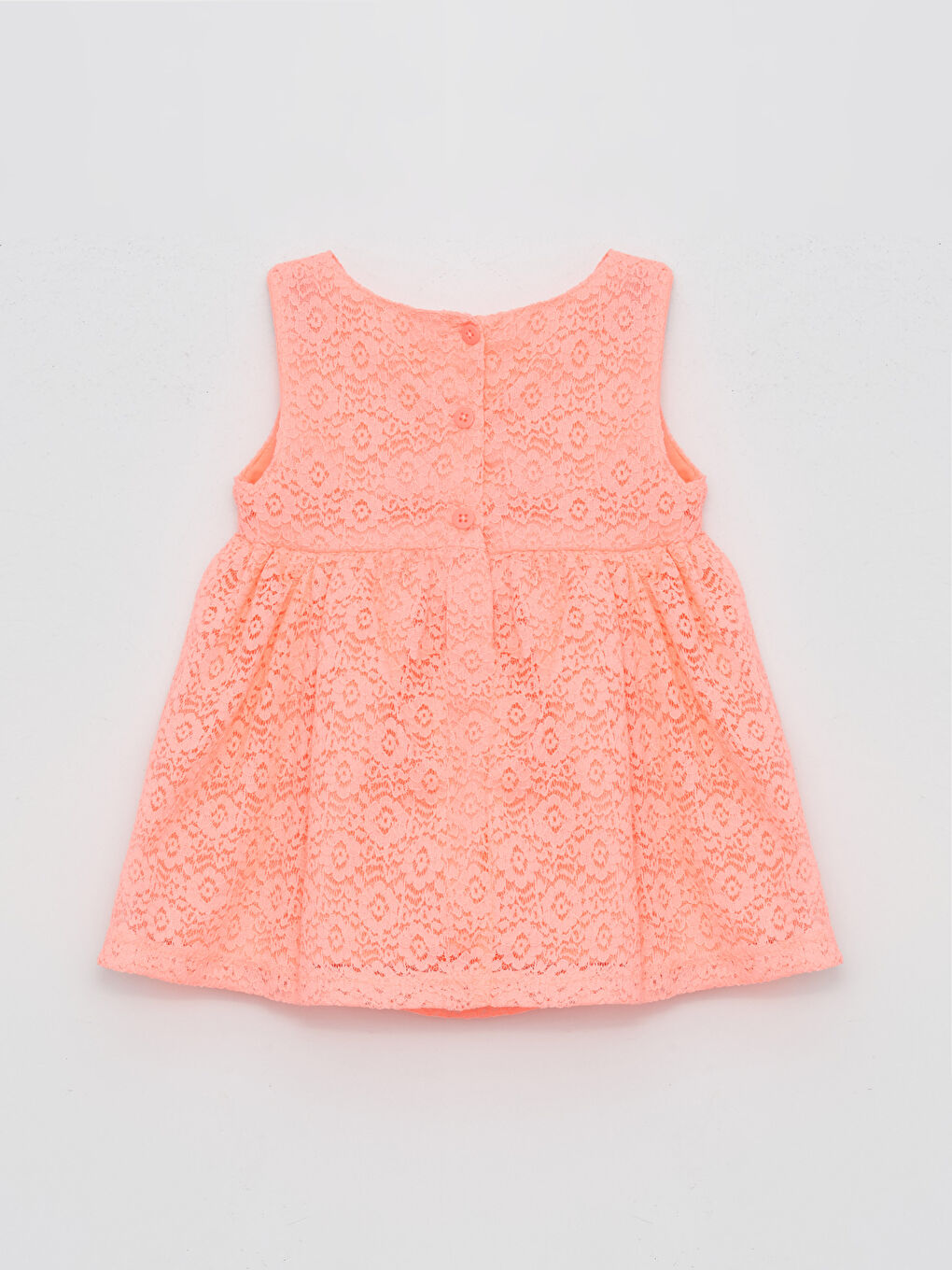 LCW baby Bisiklet Yaka Kız Bebek Elbise -0S2587Z1-JE8