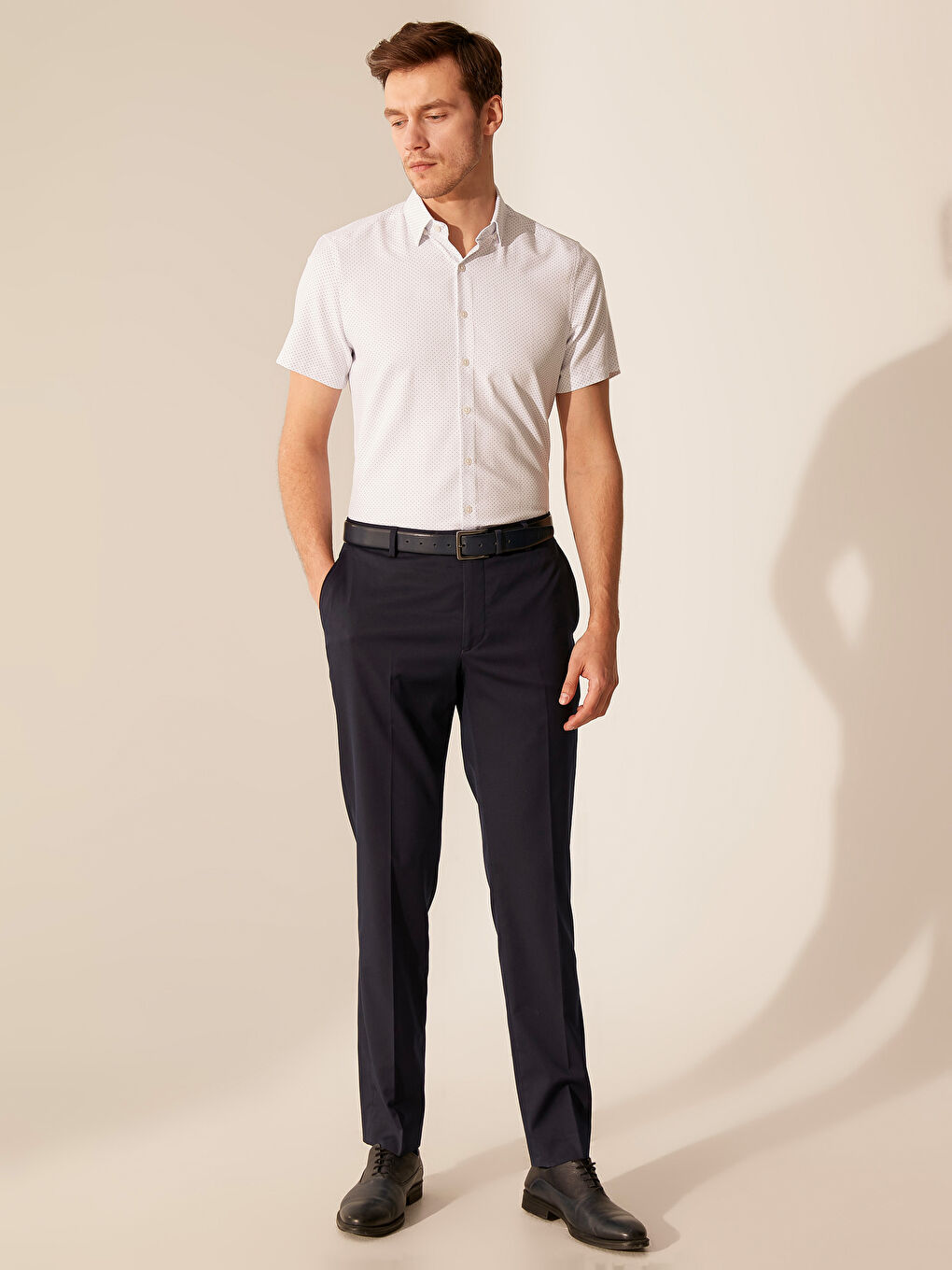 Beyaz Erkek Gömlek-3