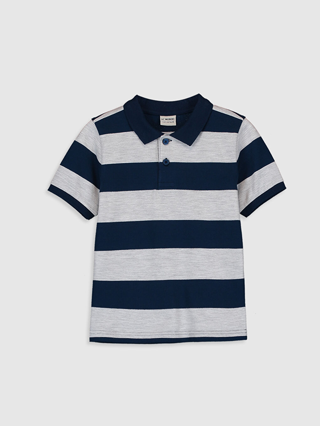 Полосатая Футболка-Водолазка для Мальчика-1