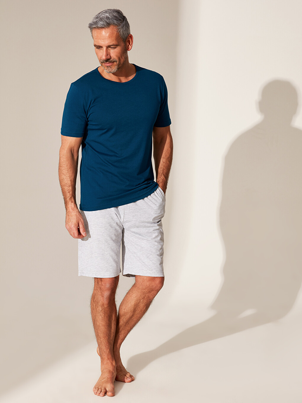 Regular Fit Men's Short Pyjama Set