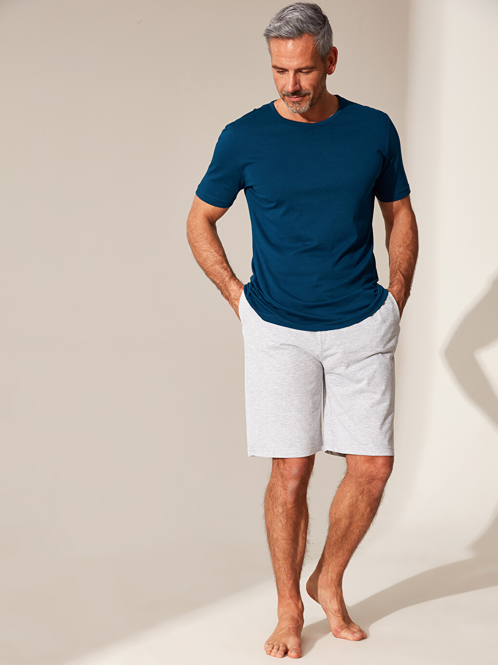 Regular Fit Men's Short Pyjama Set-1