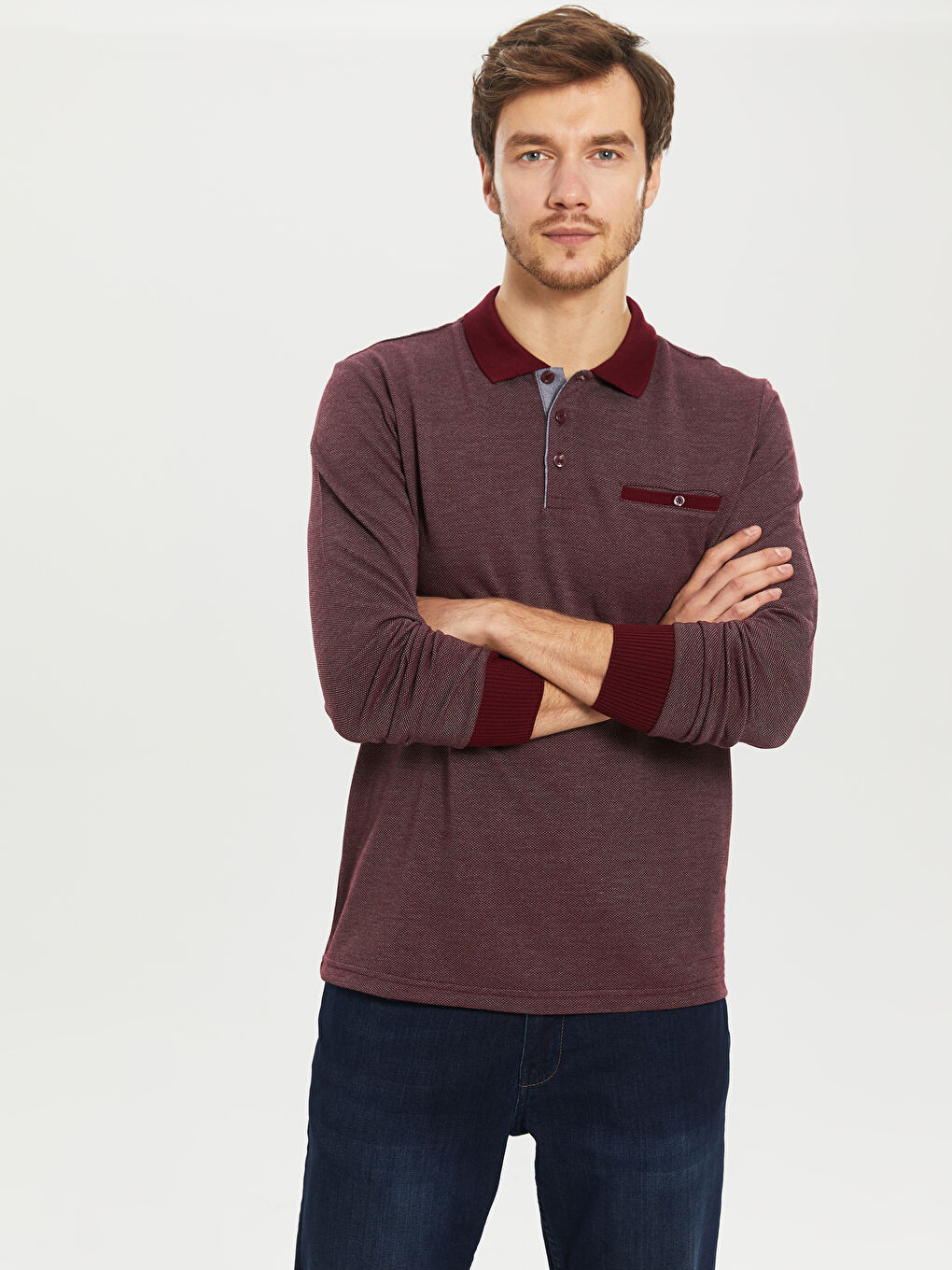 Bordo Erkek Tişört