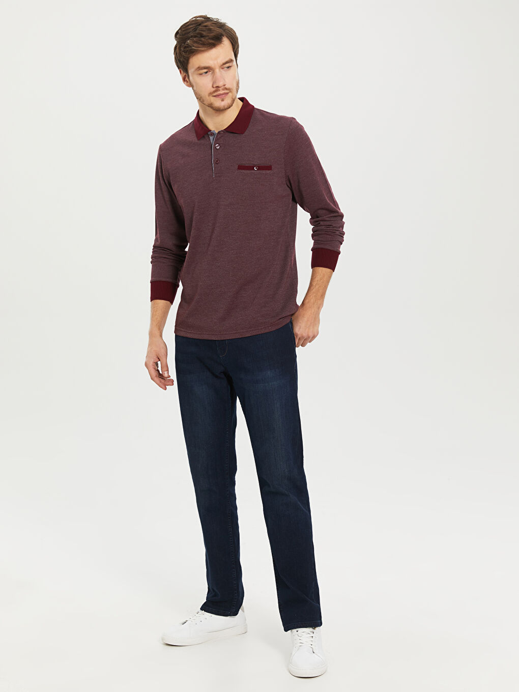 Bordo Erkek Tişört-3