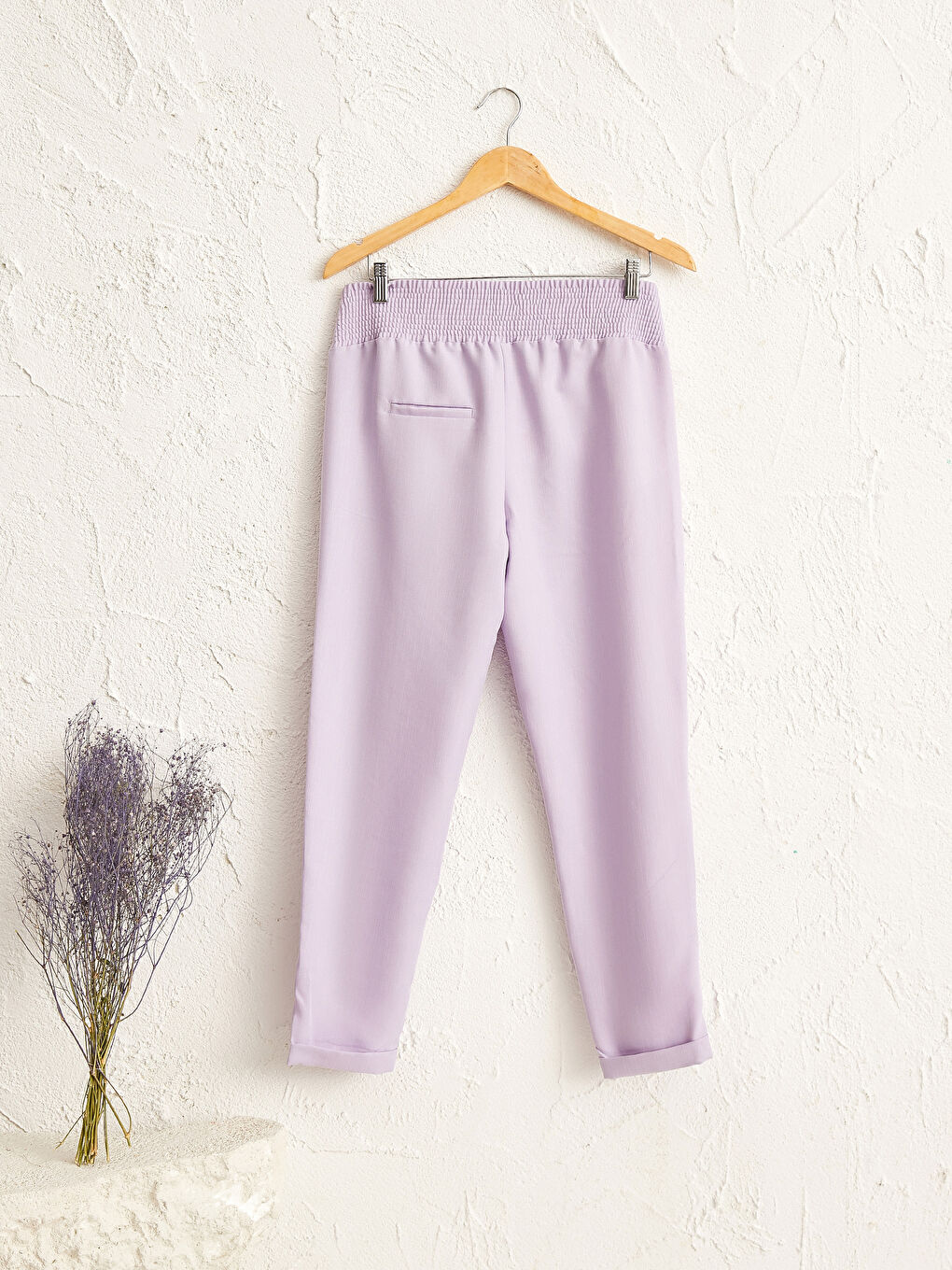 Lila Hamile Cigarette Pantolon-1