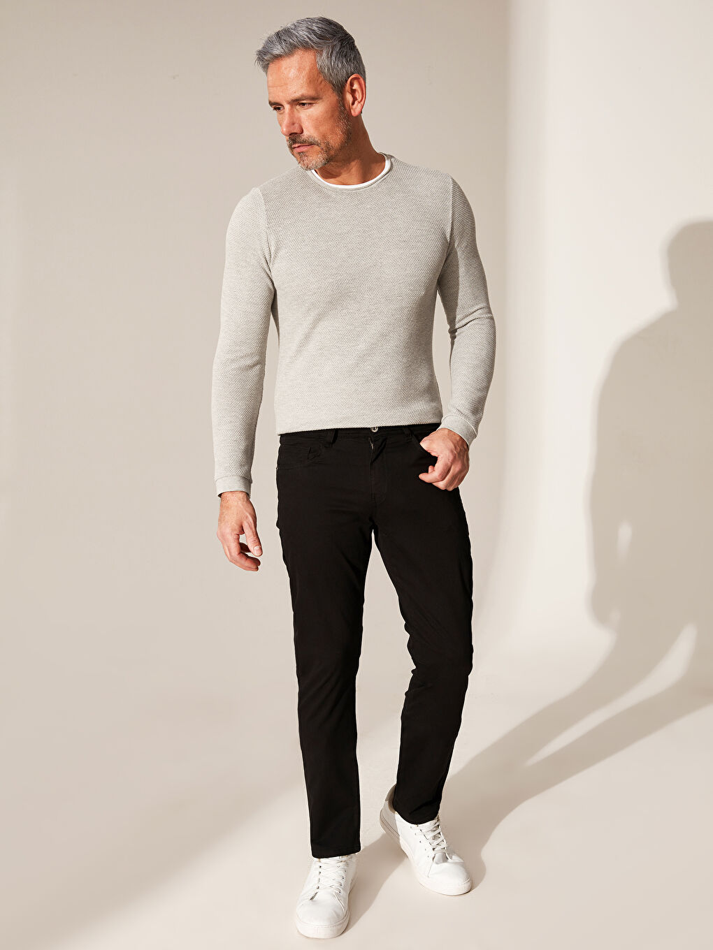 Pantalon Chino Gabardine Coupe Slim