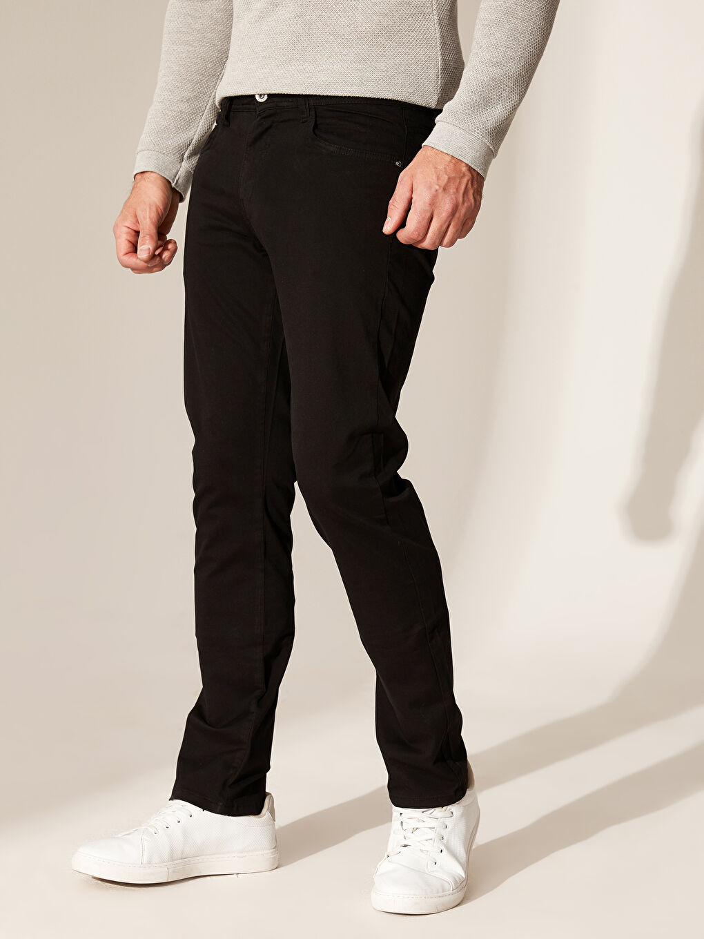 Pantalon Chino Gabardine Coupe Slim-2