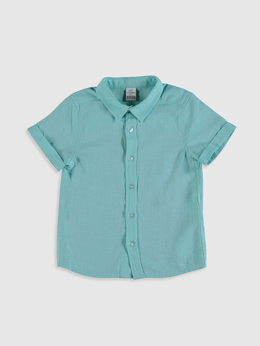 Turkuaz Kısa Kollu Erkek Bebek Takım-2