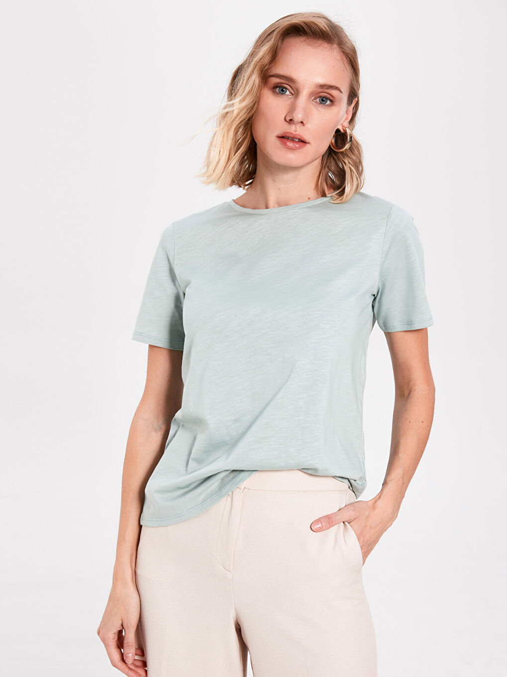 Plain Basic Cotton T-Shirt