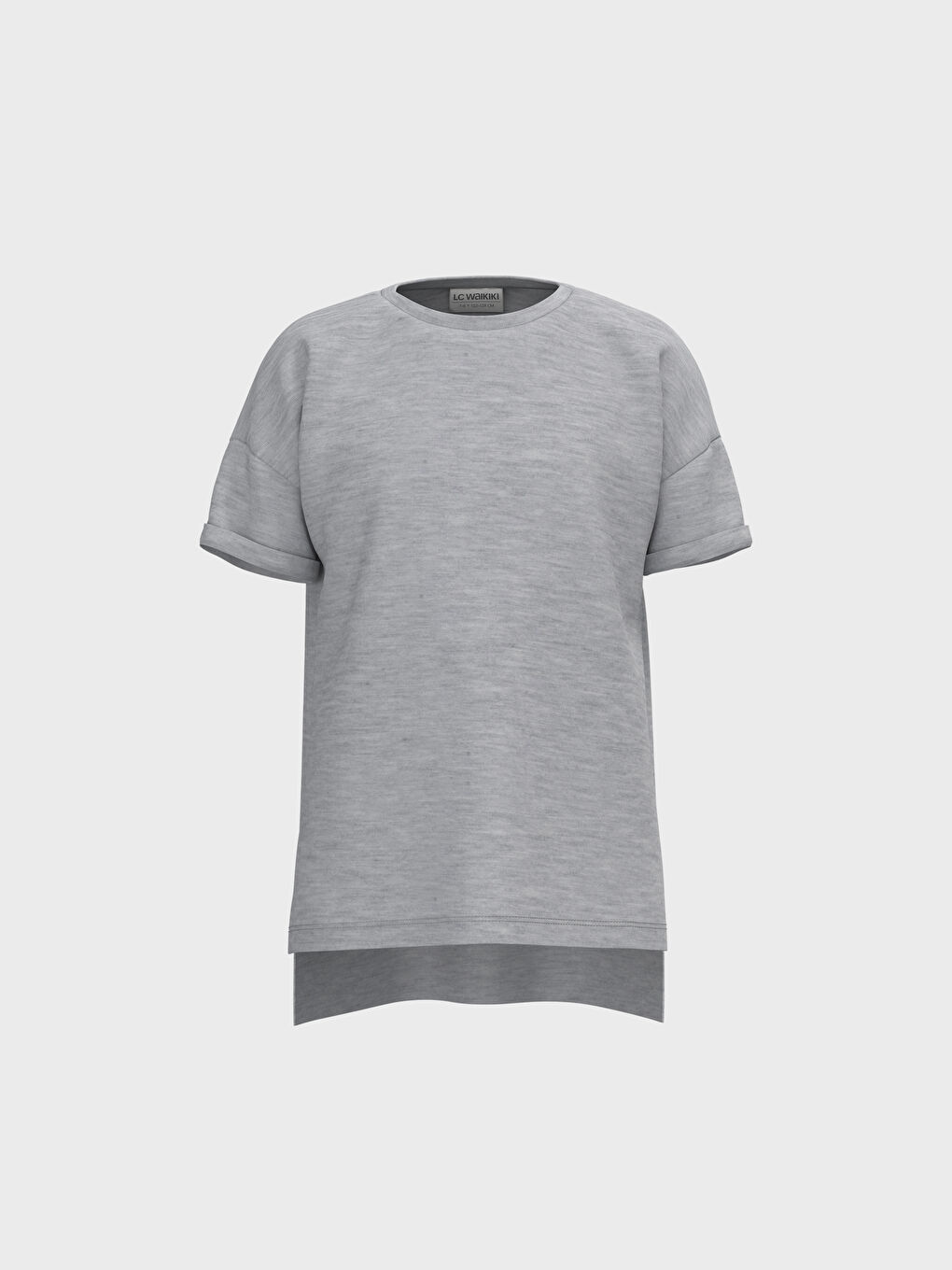 Девочки Серый Футболка-2