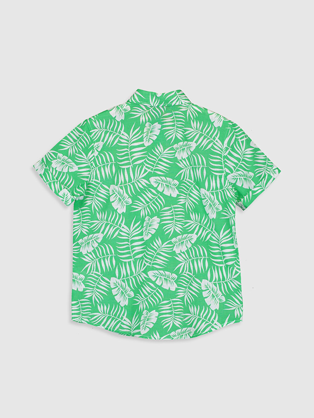 Chemise pour Garçons en Popeline à Manches Courtes-1