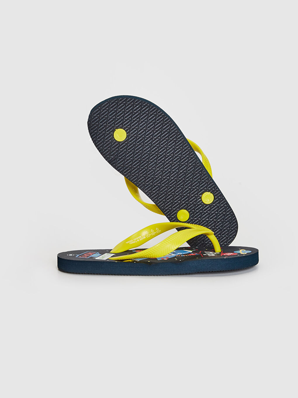 Lacivert Erkek Çocuk Parmak Arası Plaj Terliği-3