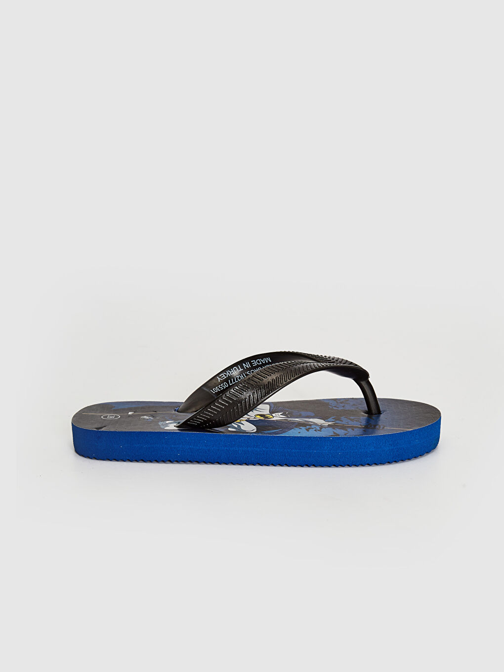 Siyah Batman Lisanslı Erkek Çocuk Parmak Arası Plaj Terliği-4