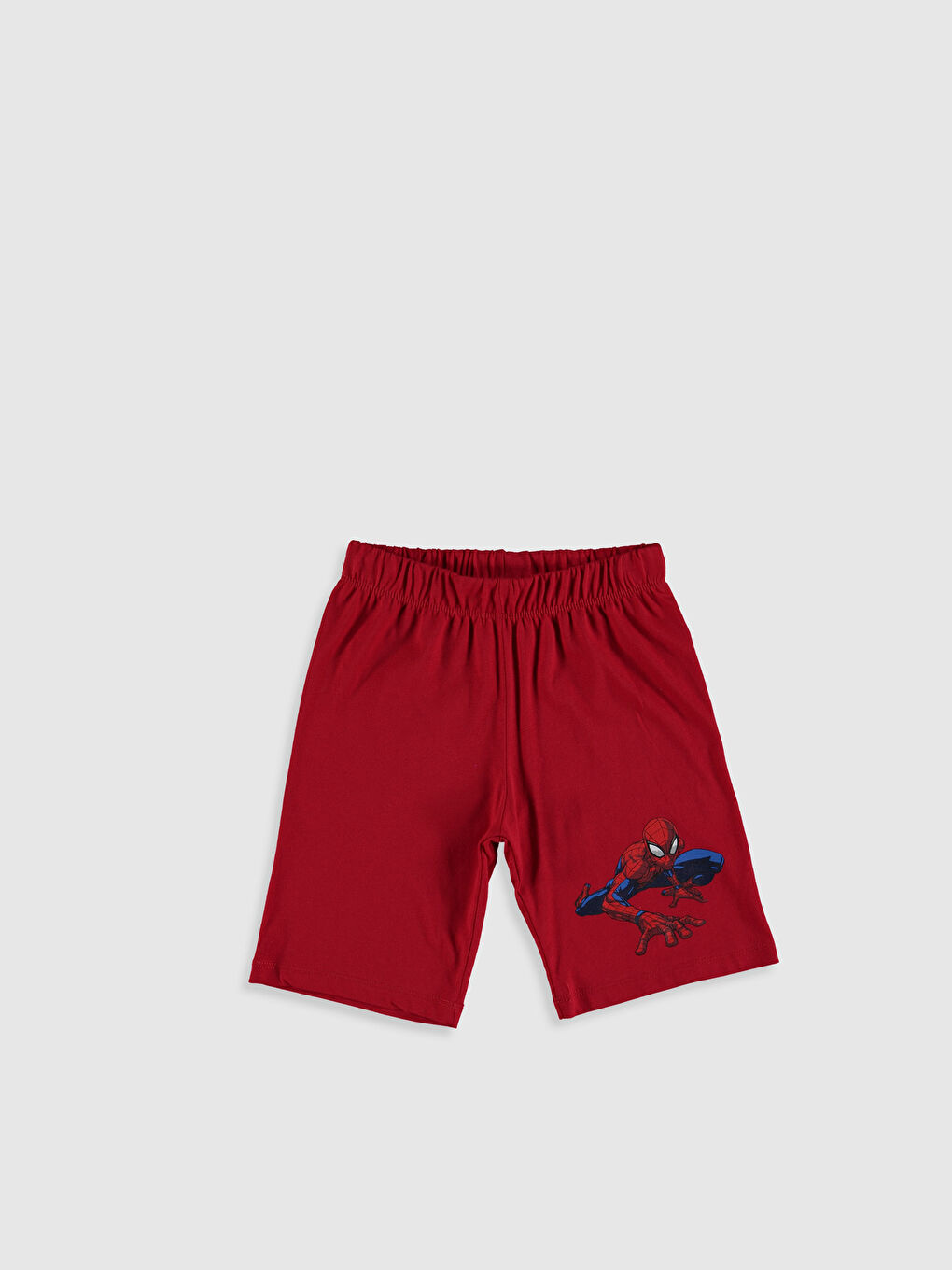 Bas De Pyjama Court Garçon Spiderman En Coton Imprimé À Taille Élastique 2 Pièces-7