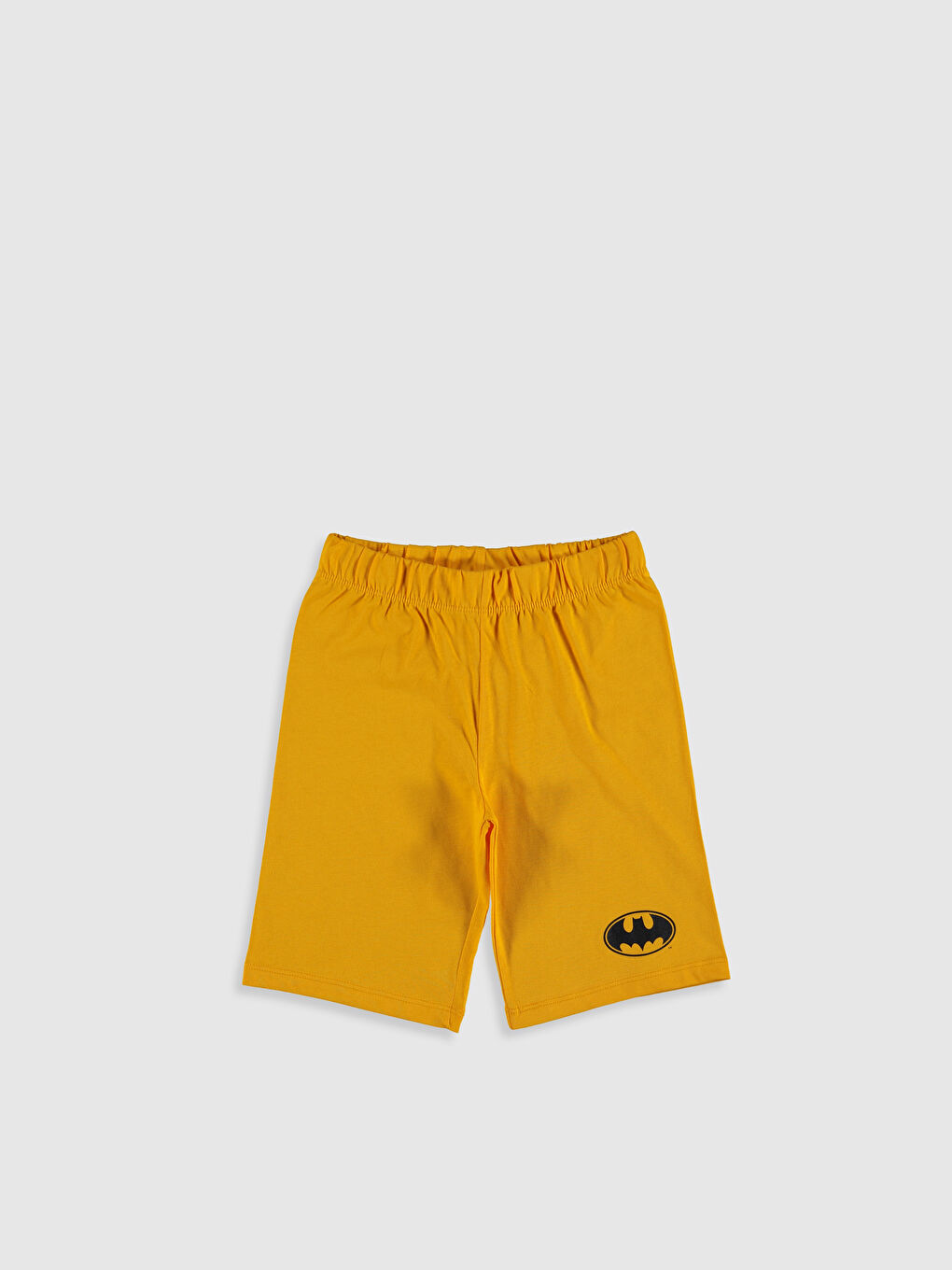 Elastic Waist Batman Printed Cotton Boy Pajamas Shorts 2 Pieces-2