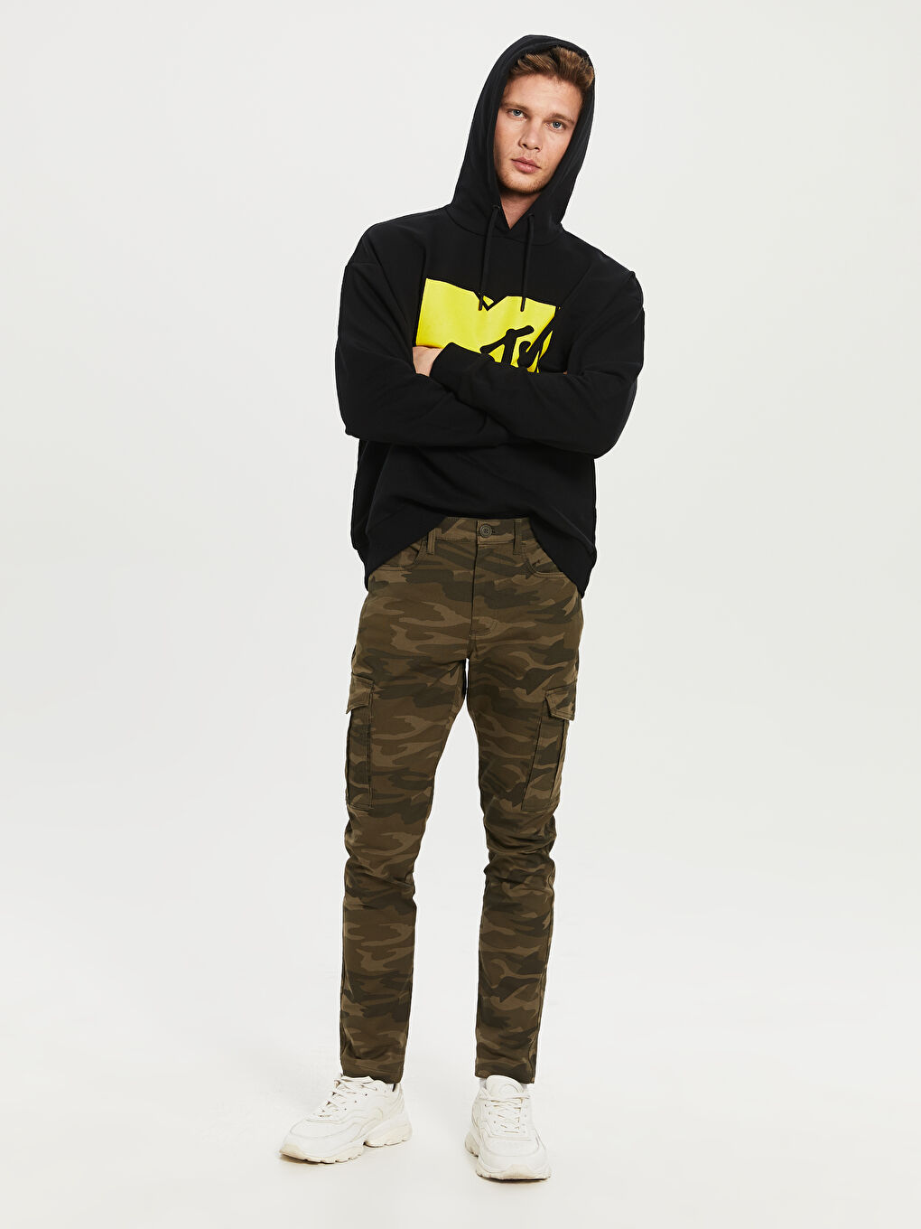 Haki Gabardin Erkek Pantolon-1