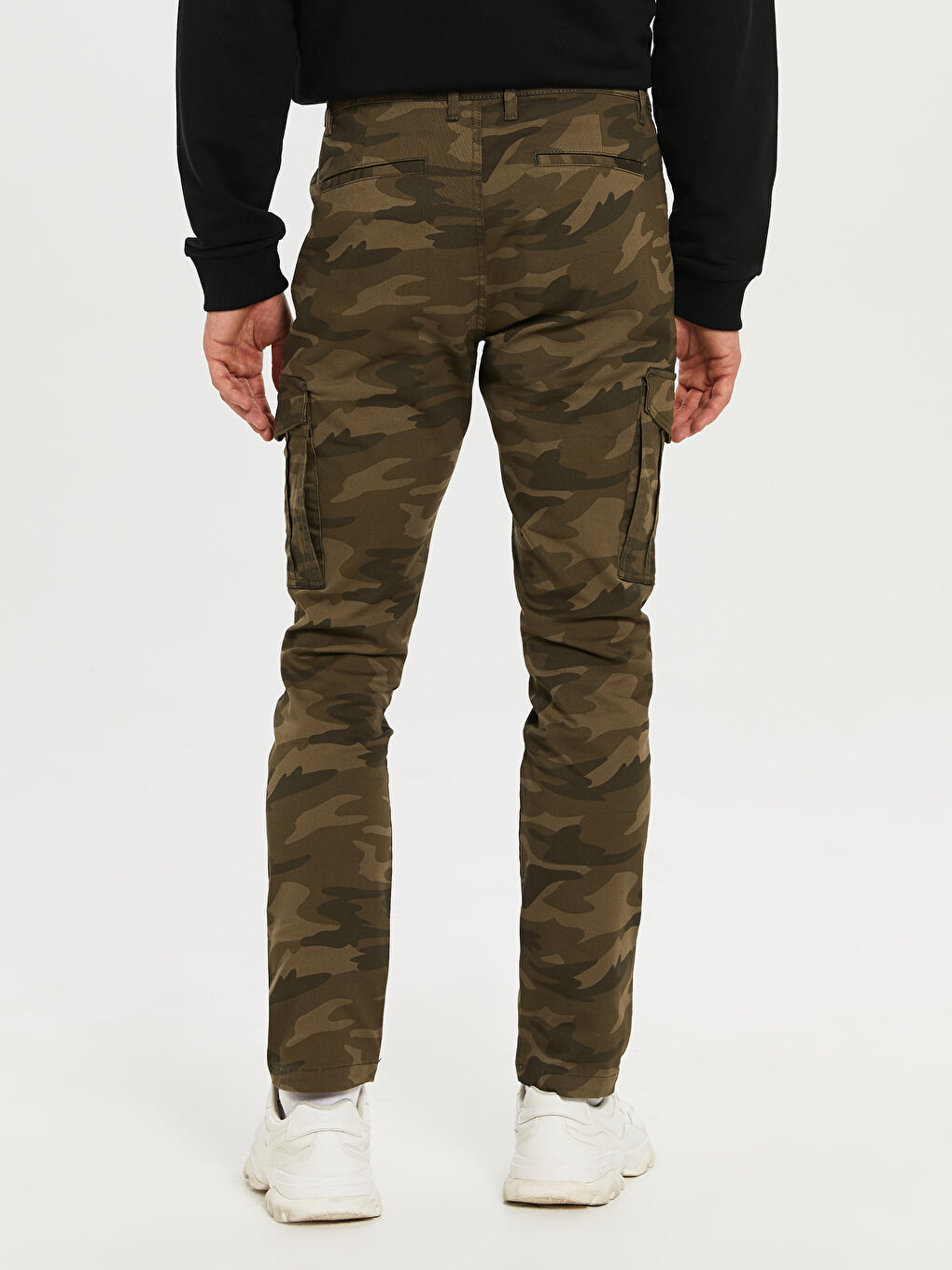 Haki Gabardin Erkek Pantolon-3