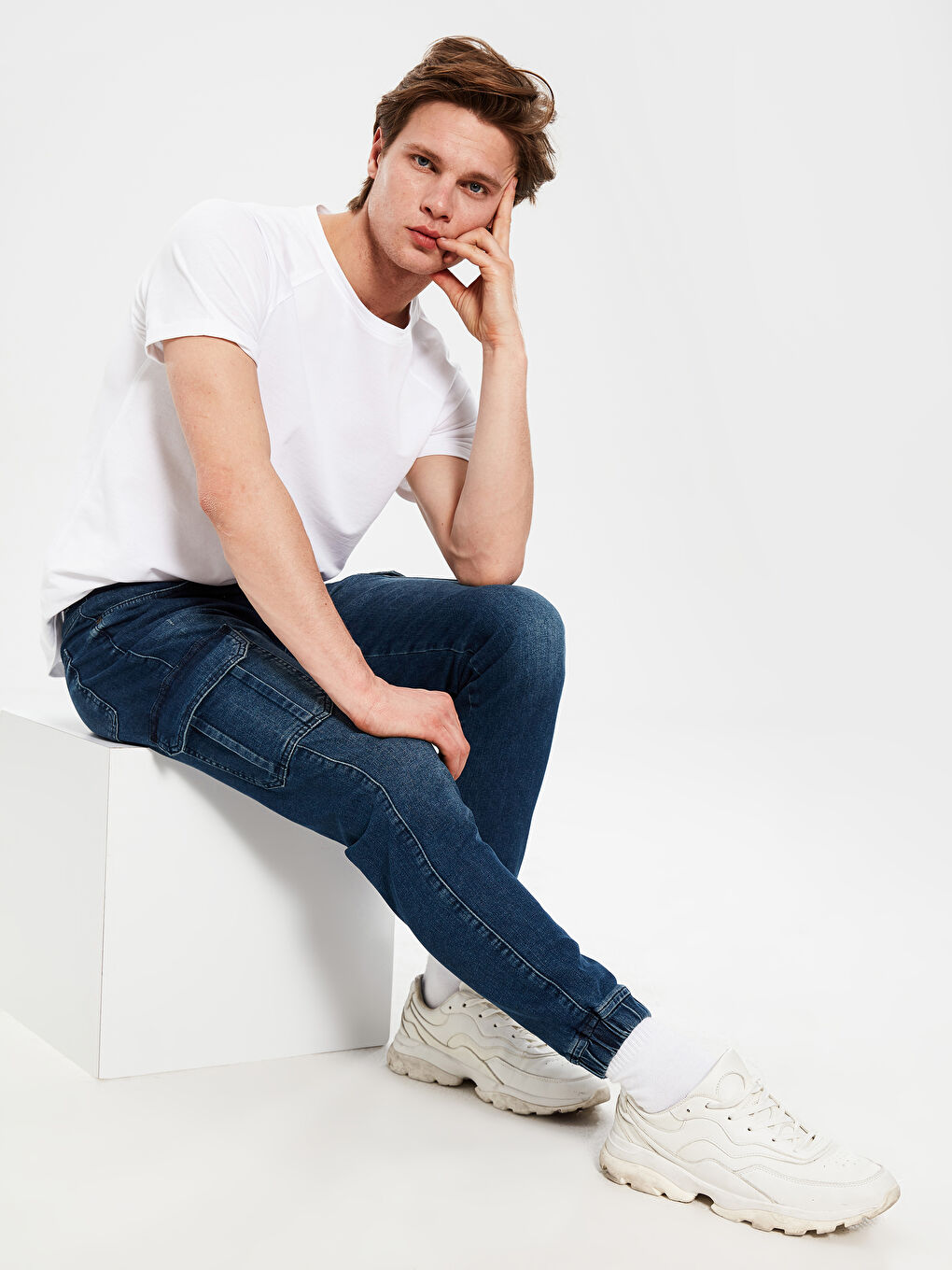 İndigo 780 Jogger Erkek Jean Pantolon-1