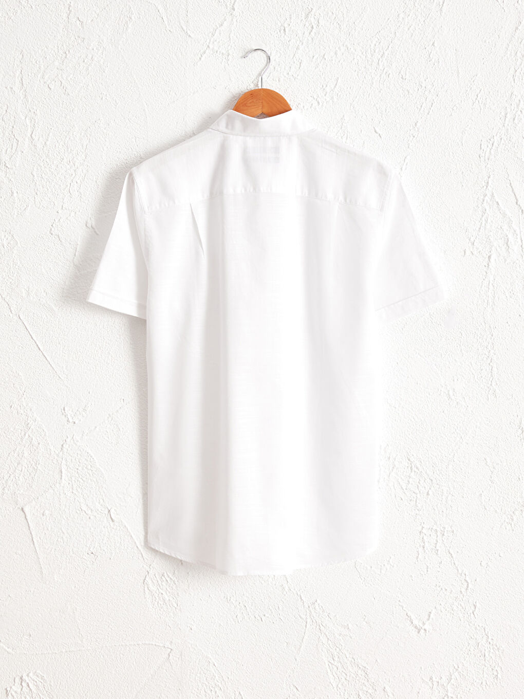 Regular Fit Short Sleeve Poplin Shirt-2