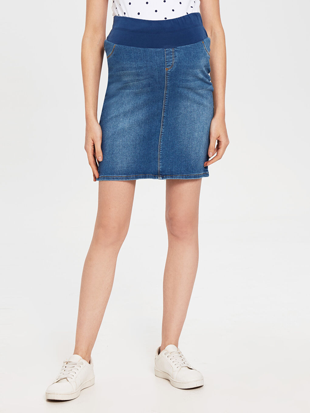 LC Waikiki Jean Mini Skirt Pregnant -0S5873Z8-507