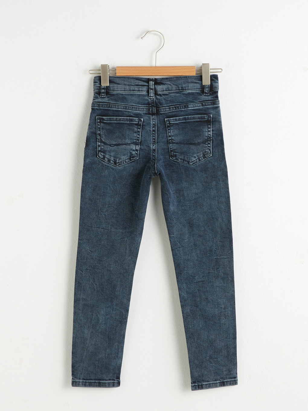 Siyah Skinny Erkek Çocuk Jean Pantolon-1