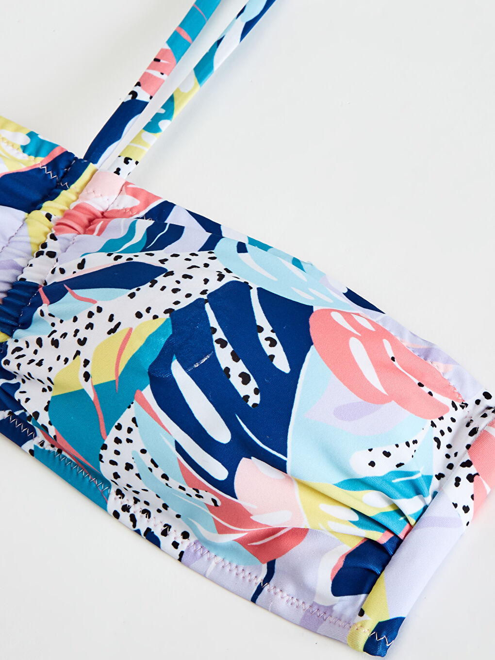 Верх Бикини С Принтом и Завязками на Шее-2