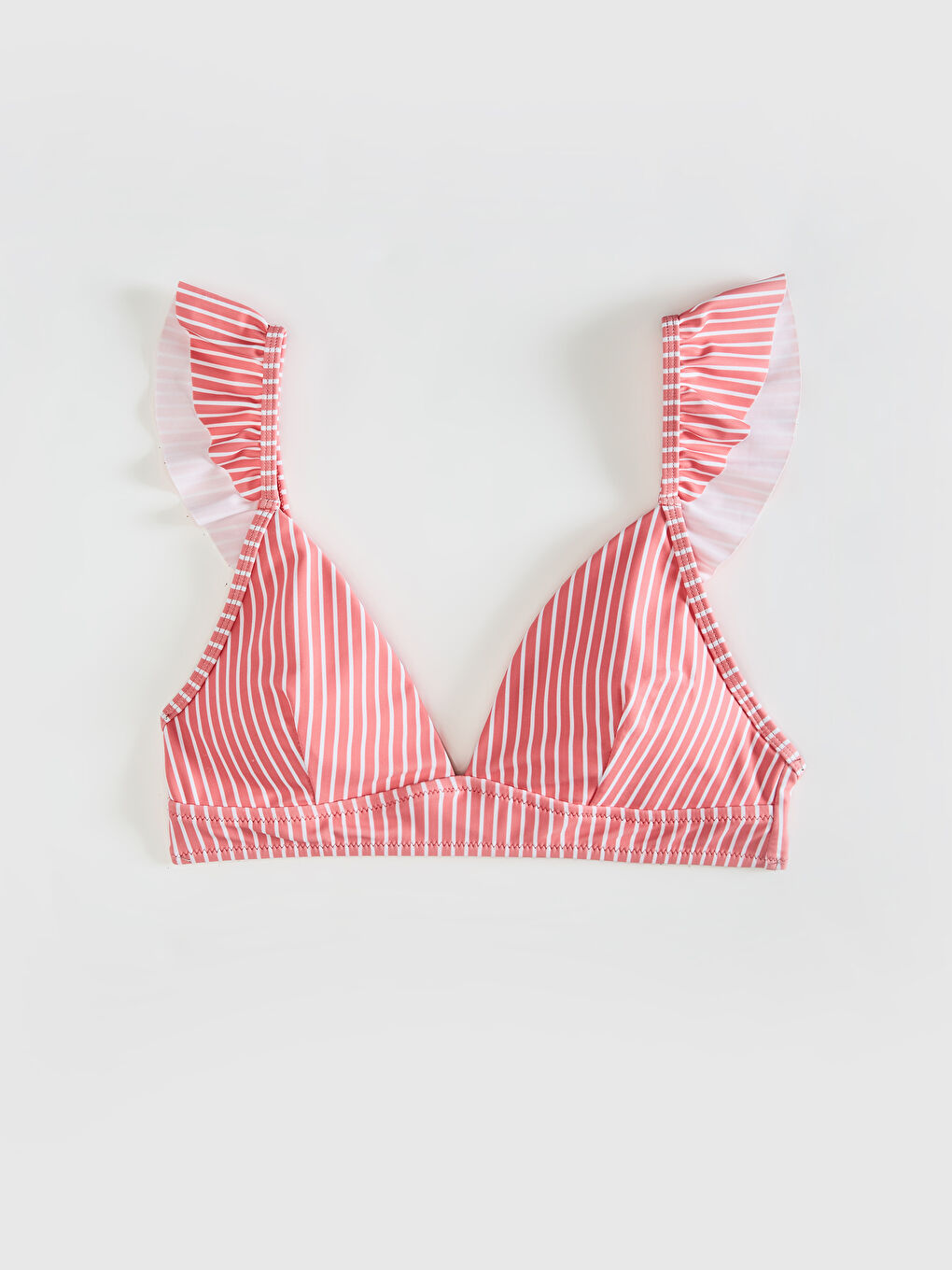 Женский верх бикини с оборками