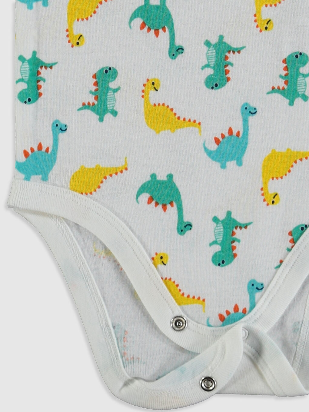 Yeşil Bisiklet Yaka Kolsuz Erkek Bebek Çıtçıtlı Body 2'li-4