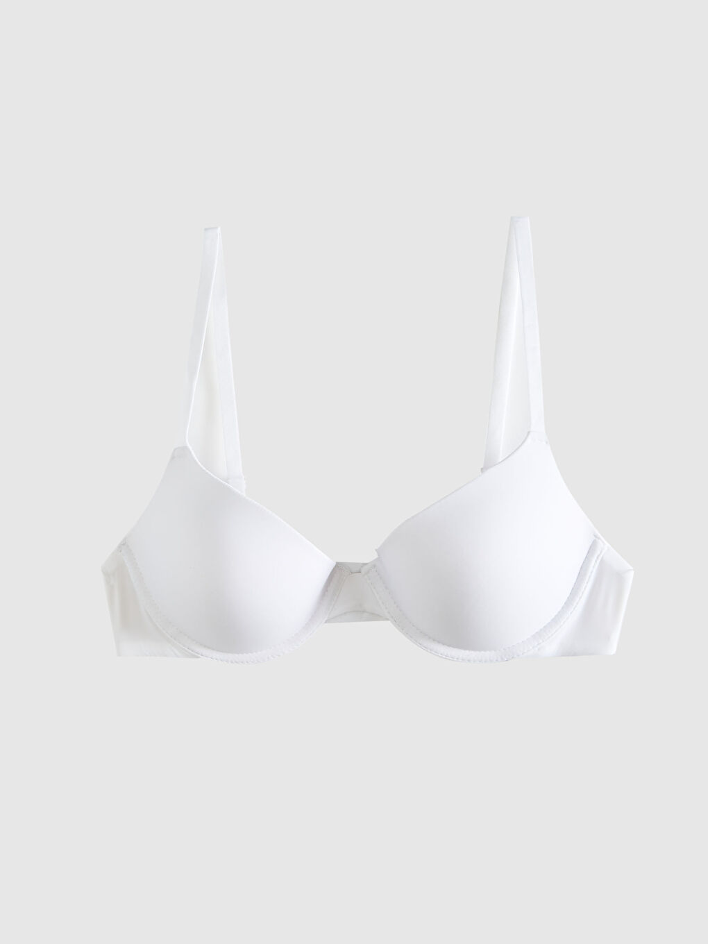 Underwire Half-Padded Plain Bra