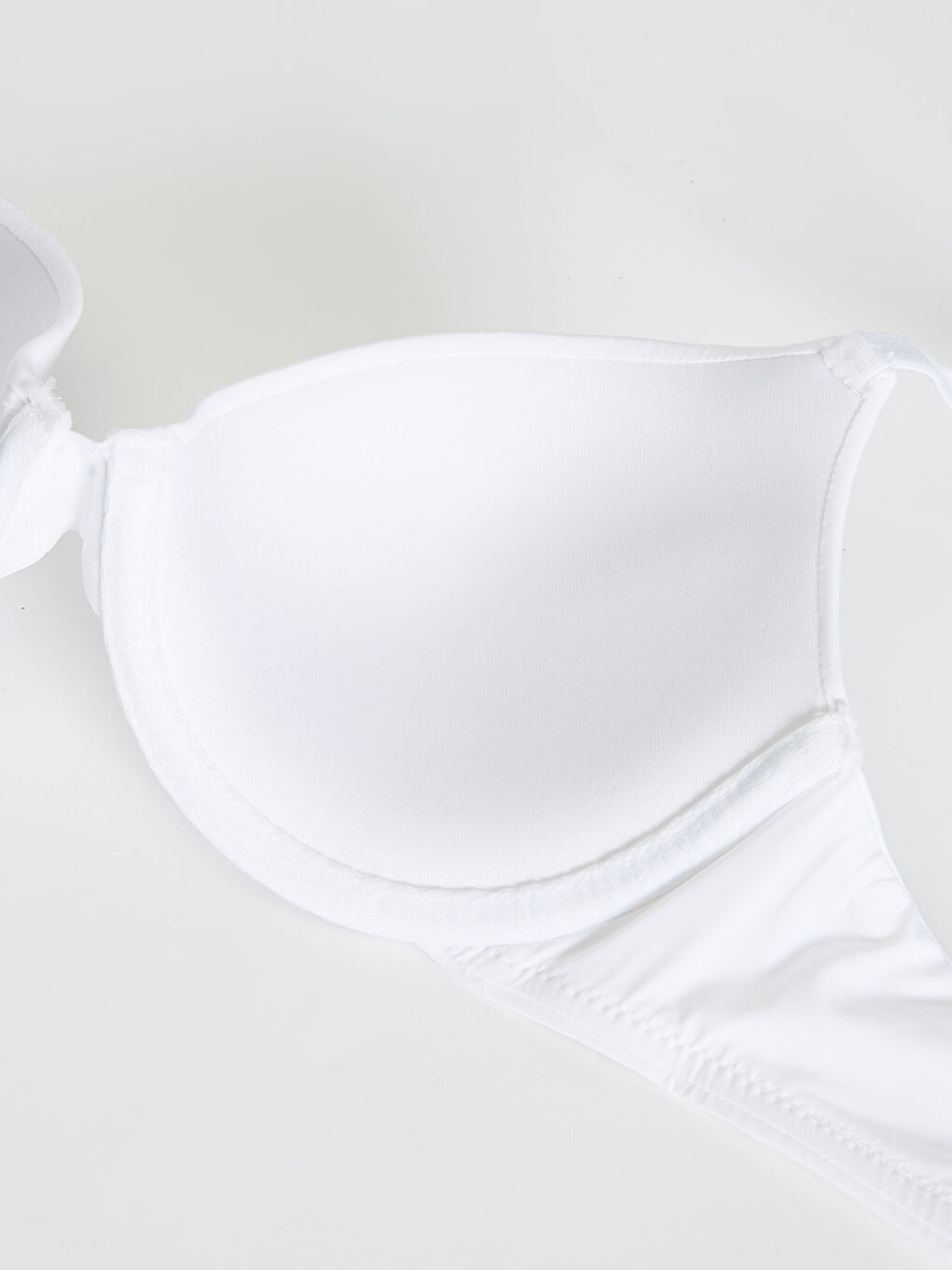 Underwire Half-Padded Plain Bra-2