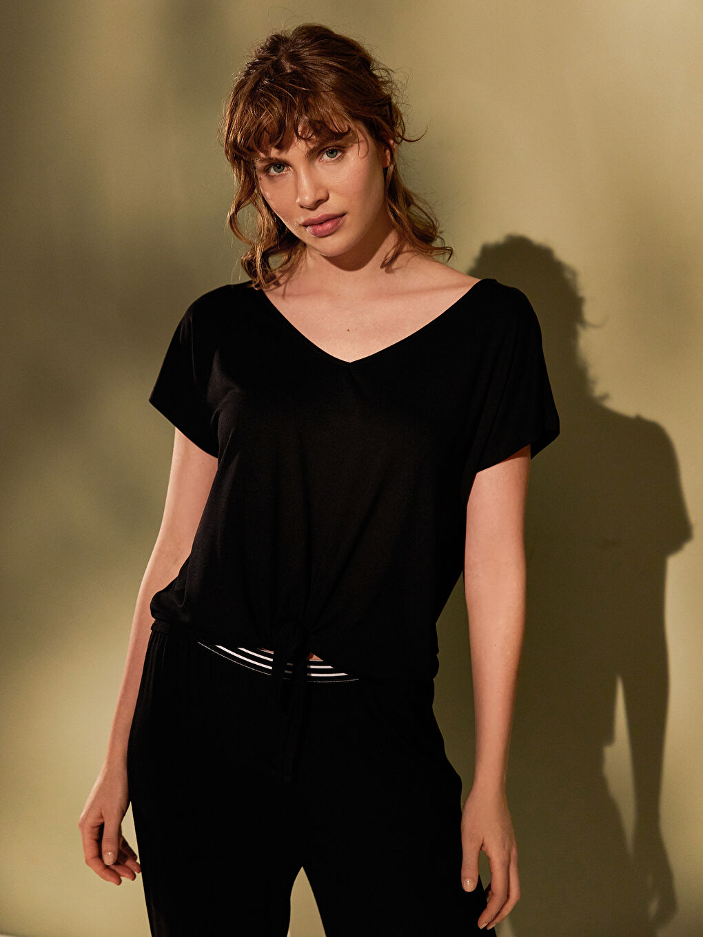 Siyah Pijama Takım-5