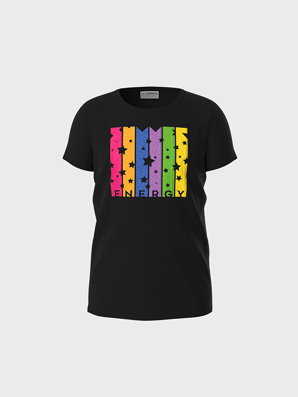 Girl's Printed Cotton T-shirt-1