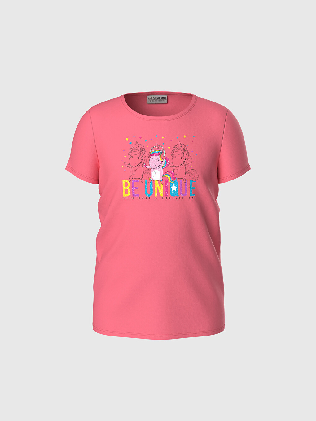 Girl's Printed Cotton T-shirt