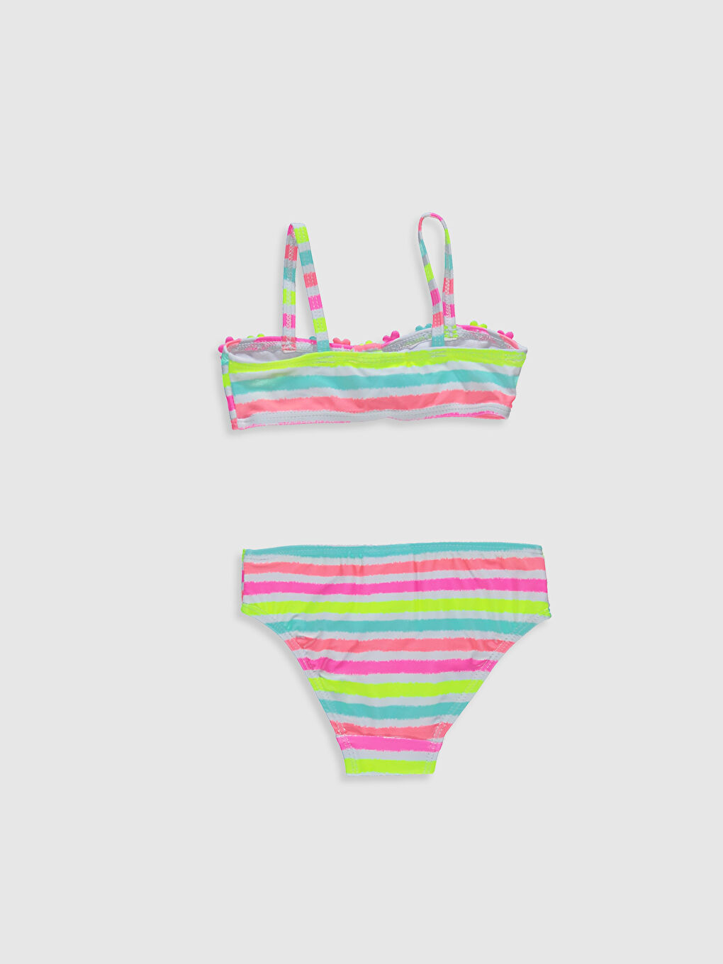 Baby Girl's Striped Bikinis-1
