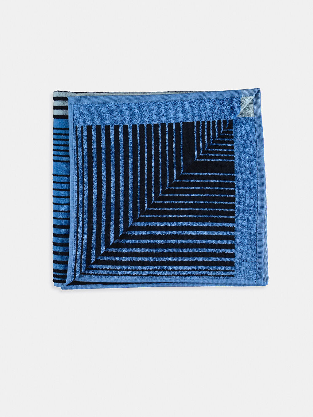 Mavi Pamuklu Plaj Havlusu-1