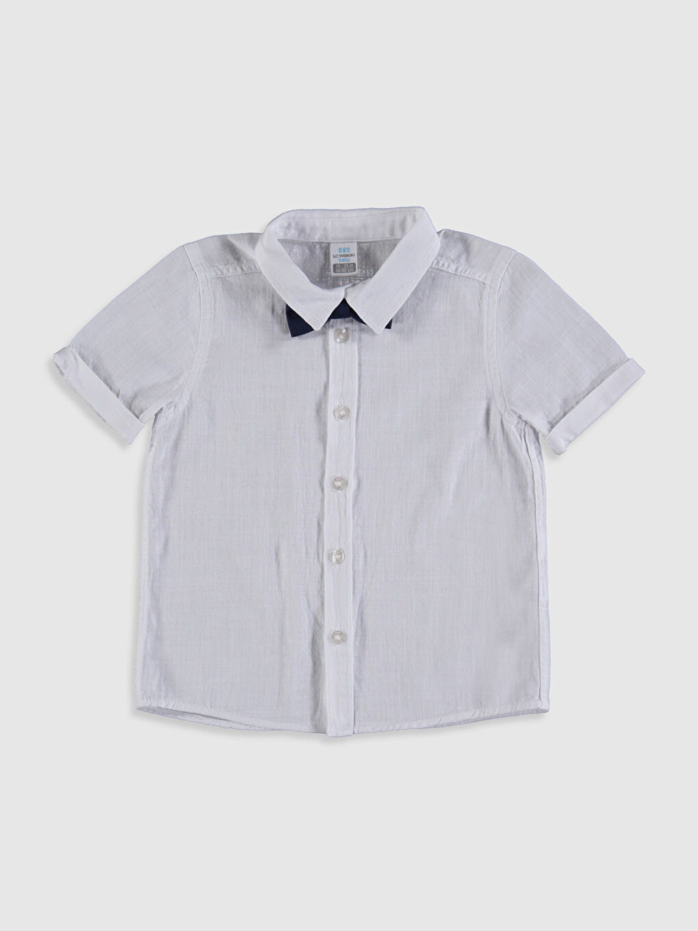 Beyaz Kısa Kollu Erkek Bebek Takım-1