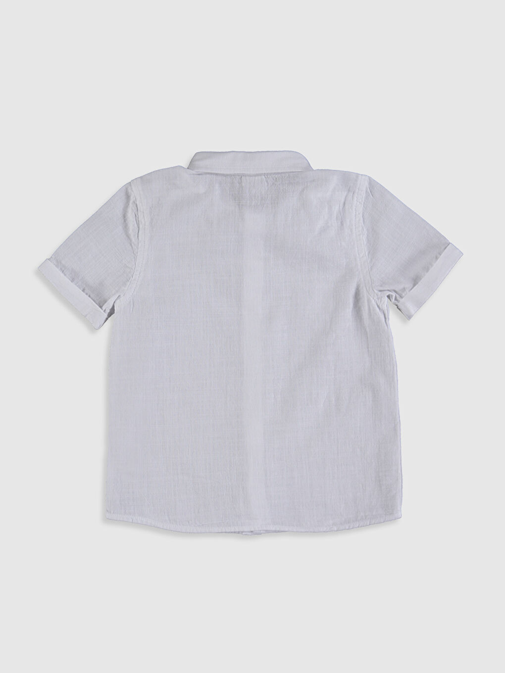 Beyaz Kısa Kollu Erkek Bebek Takım-3