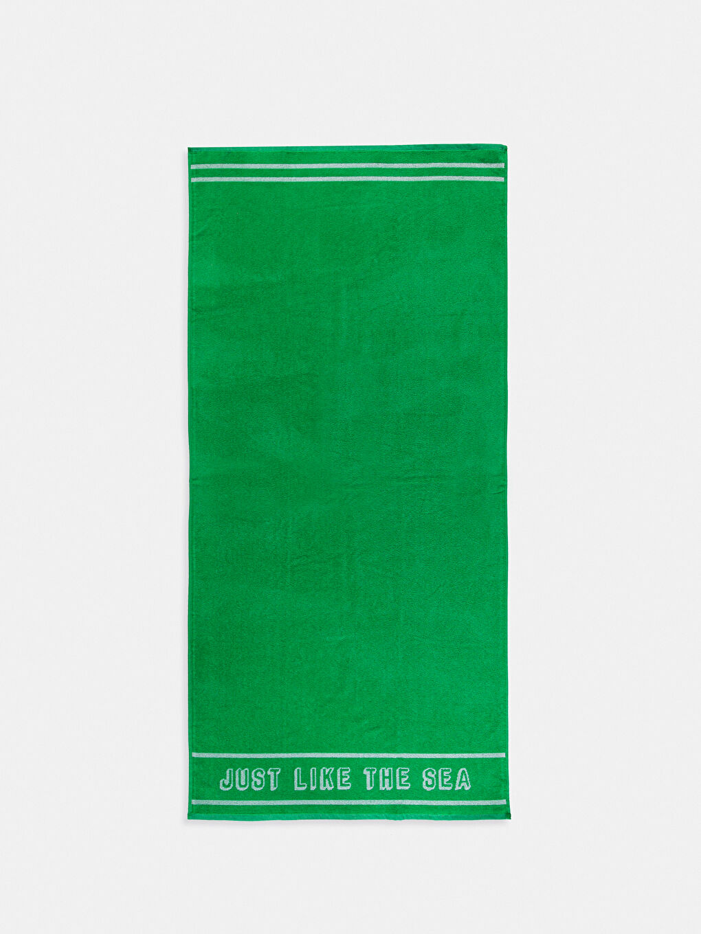 Man GREEN Beach Towel