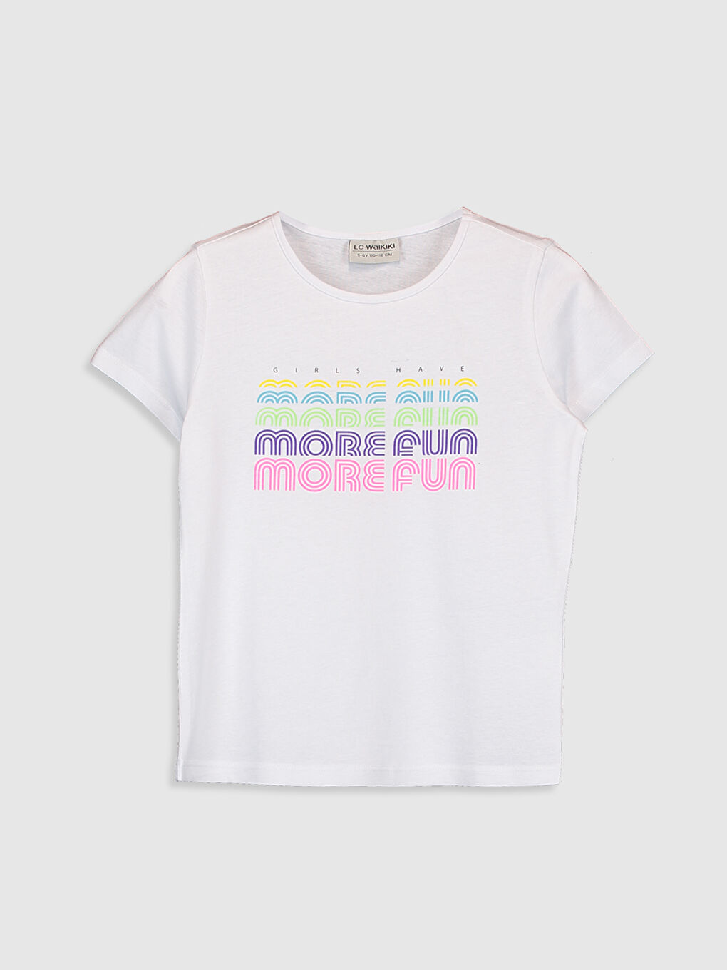 T-shirt en coton imprimé pour fille