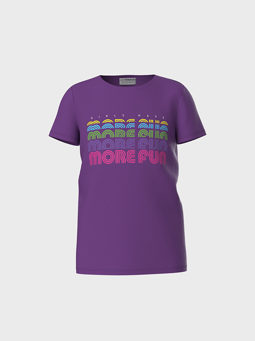 Girl's Printed Cotton T-Shirt