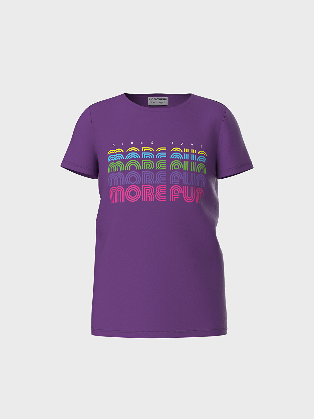 Girl's Printed Cotton T-Shirt-1