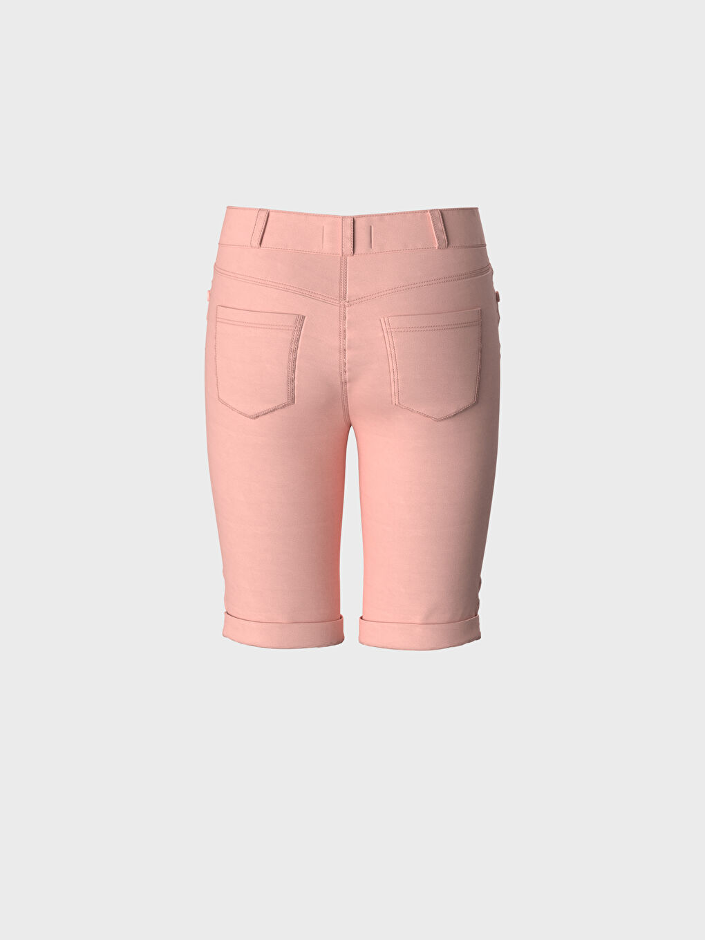 Basic Gabardine Girls Shorts-1