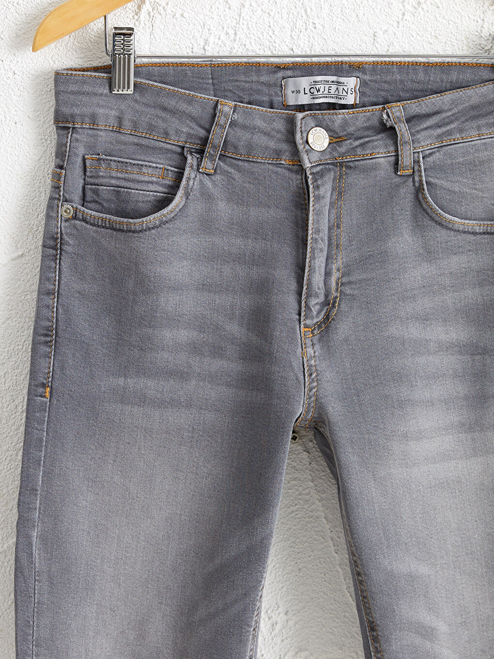 Skinny Fit Bermuda Jean Shorts-2