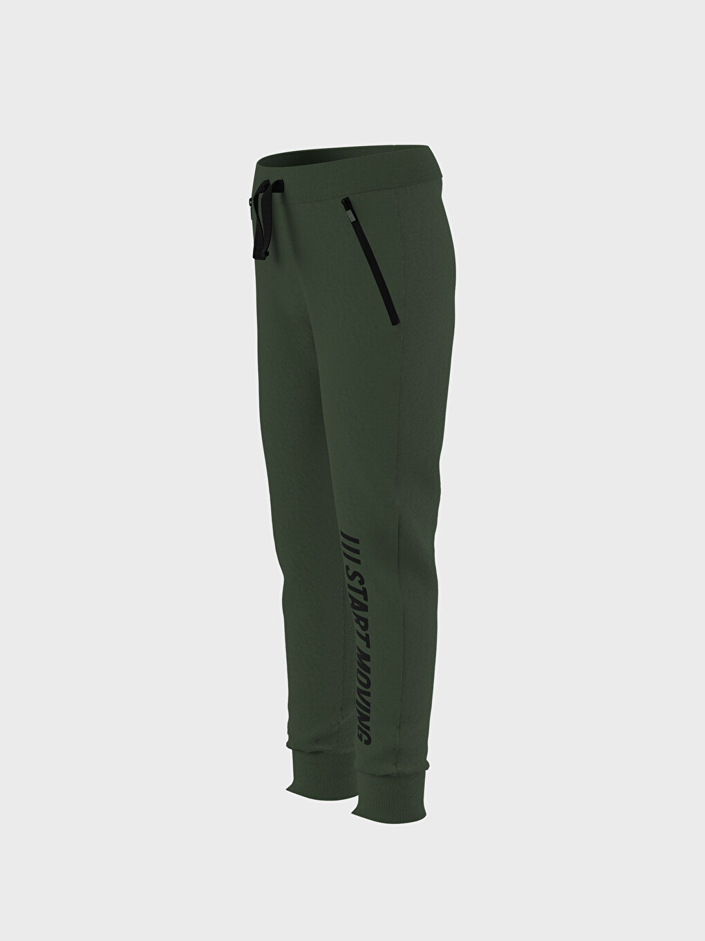 Yeşil Erkek Çocuk Jogger Eşofman Altı-1