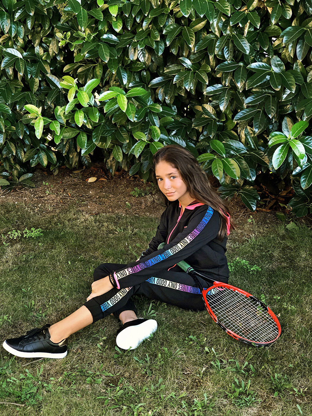 Siyah Kız Çocuk Fermuarlı Kapüşonlu Sweatshirt