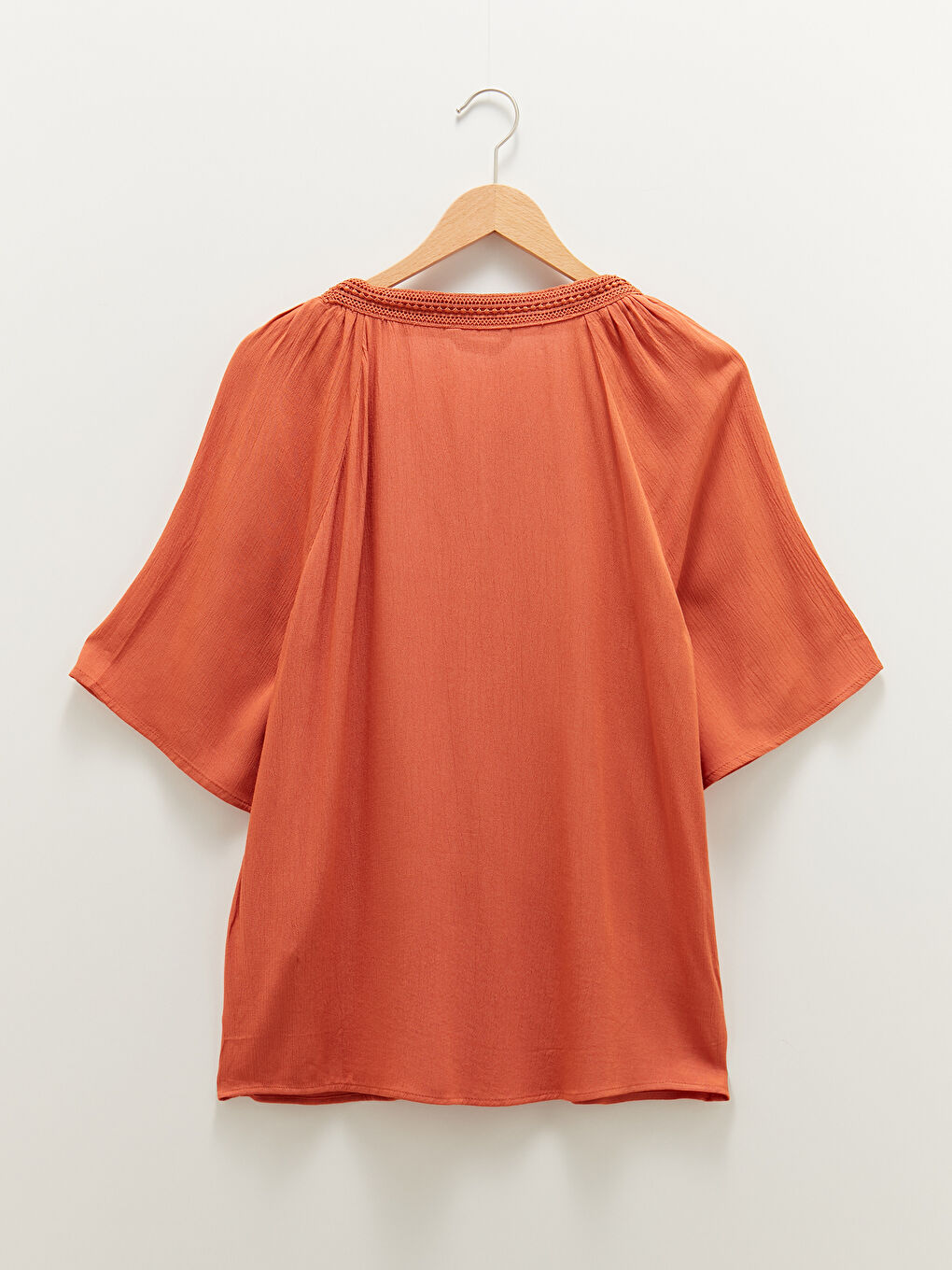 Advanced Half Sleeve Lace Blouse Women Viscose-6