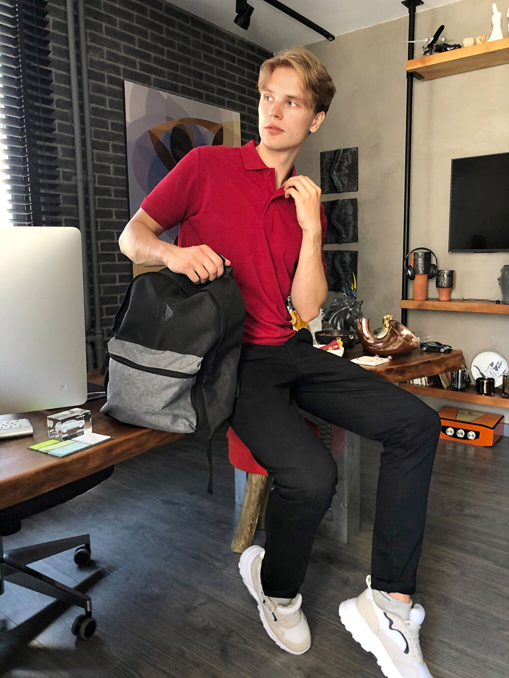 LCWAIKIKI Basic Polo Yaka Basic Pike Tişört -0S7197Z8-D0A