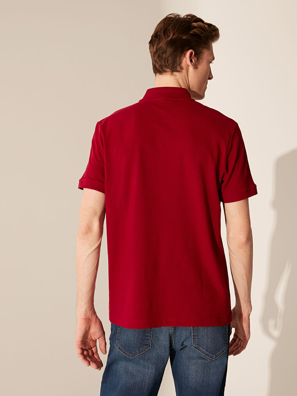 LCWAIKIKI Basic Polo Yaka Basic Pike Tişört -0S7197Z8-D0A