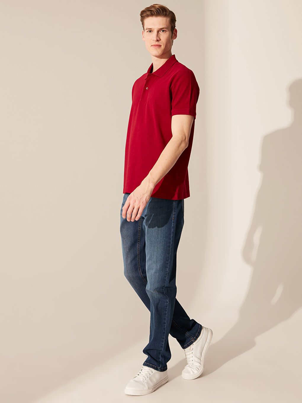 LCWAIKIKI Basic Polo Yaka Basic Pike Tişört -0S7197Z8-D0A