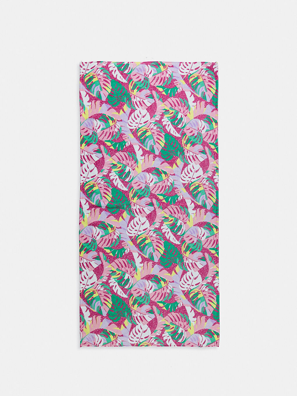 Pembe Baskılı Kadın Plaj Havlusu