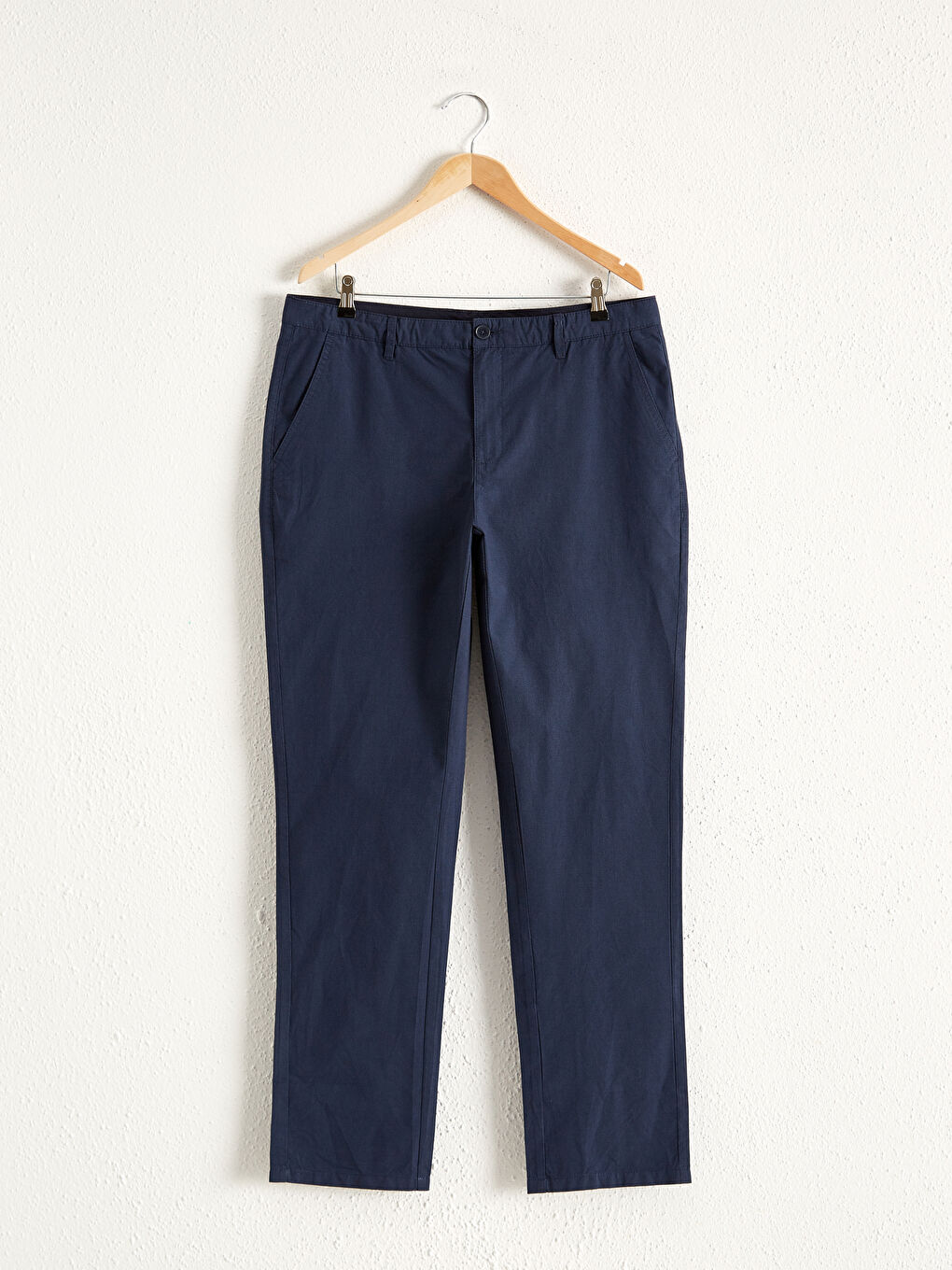 Standard Fit Textured Trousers